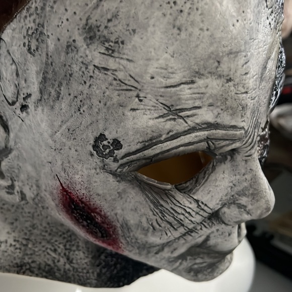 Michael Myers Mask Deluxe Adult Latex Halloween Horror Fancy Dress Killer Scary - Picture 6 of 7